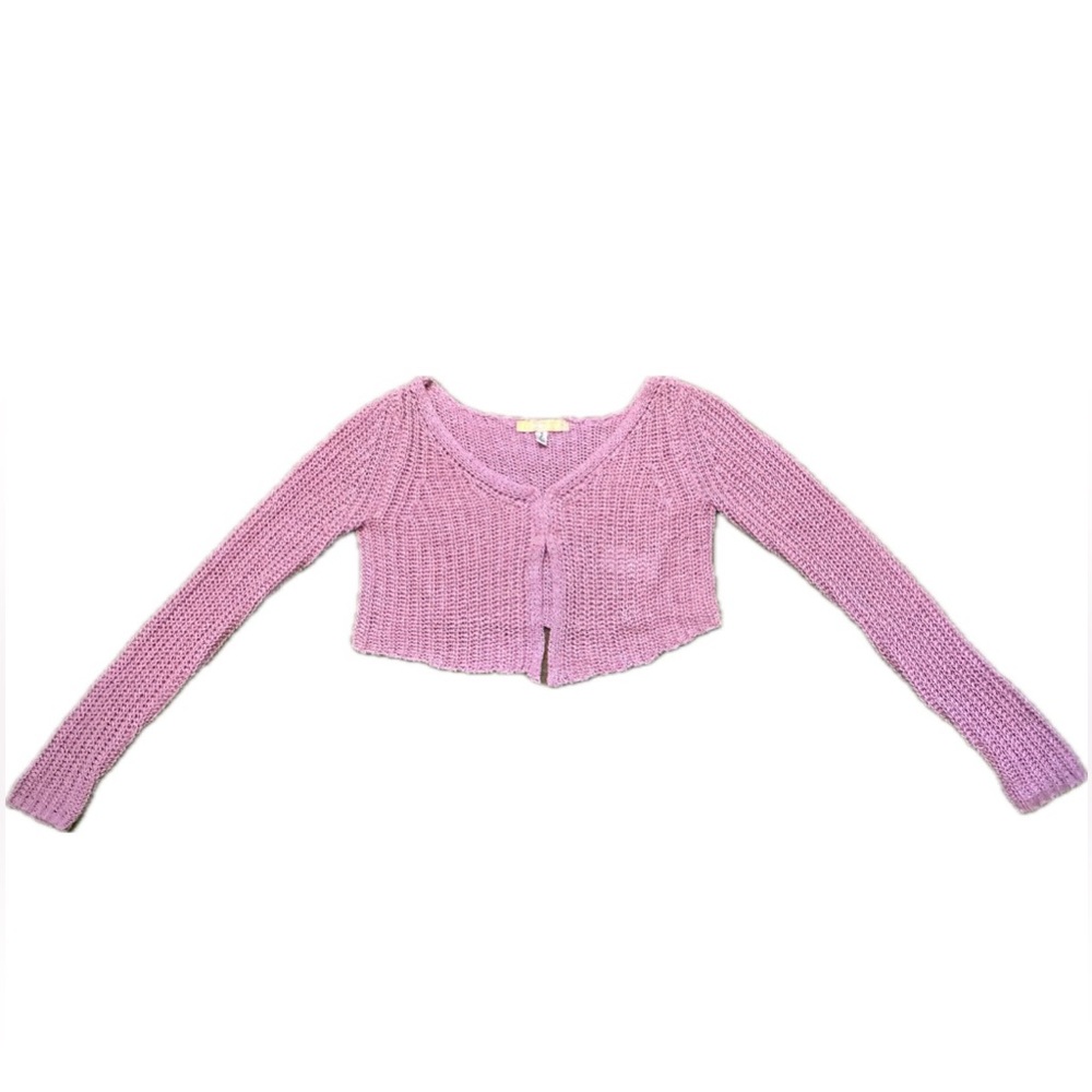 Urban Outfitters Pink Knit Shrug Sweater